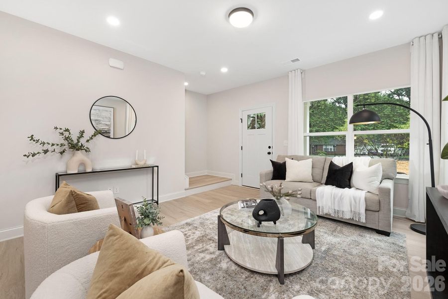 Furnished interior view inside a new home in , Charlotte (Image 7).