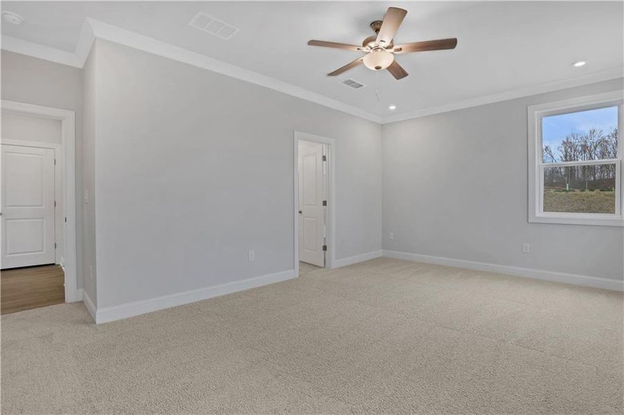 Spacious, unfurnished interior of a new home in Acacia, Cumming (Image 32). Spacious, unfurnished interior of a new home in Acacia, Cumming (Image 32).