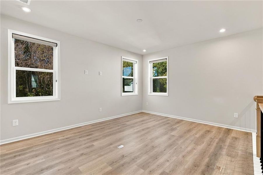Spacious, unfurnished interior of a new home in The Paddocks at Doc Hughes, Buford (Image 58). Spacious, unfurnished interior of a new home in The Paddocks at Doc Hughes, Buford (Image 58).
