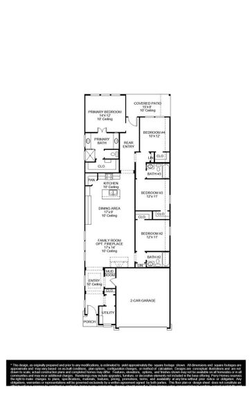 2D floor plan layout of this home in Jordan Ranch, Fulshear, TX (Image 3). 2D floor plan layout of this home in Jordan Ranch, Fulshear, TX (Image 3).