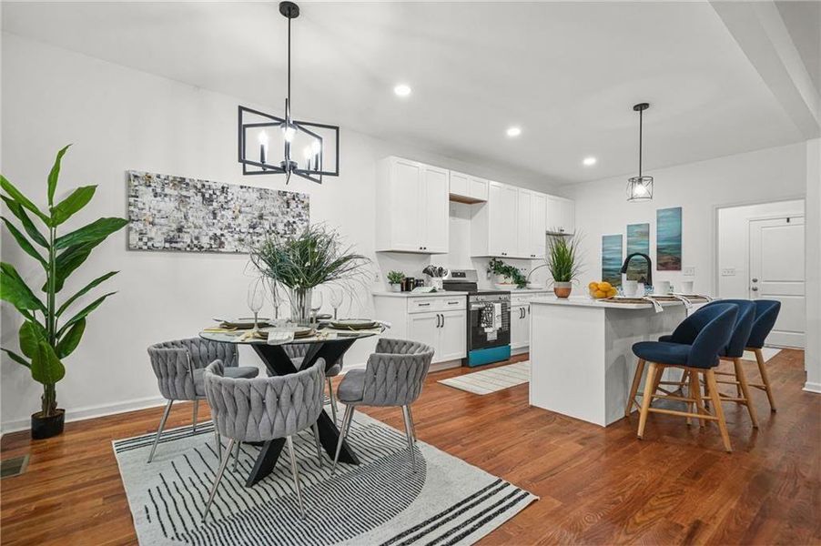 Furnished interior view inside a new home in , Gainesville (Image 15).