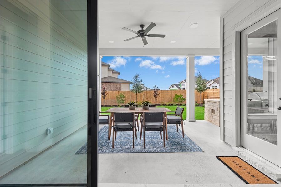 Representative exterior details of a home built from the Oltorf by Scott Felder Homes in Foxbrook, Cibolo (Image 3).