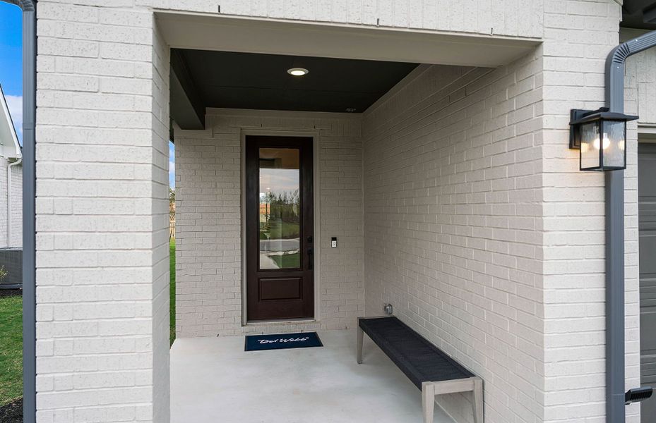 Representative exterior details of a home built from the Hallmark by Del Webb in Del Webb Austin at Lost Pines, Bastrop (Image 47).