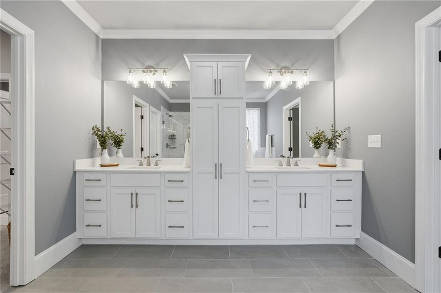 Furnished interior view inside a new home in , Roswell (Image 11).