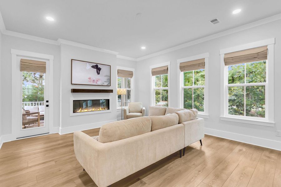 Furnished interior view inside a new home in Fiddler Cove, Mount Pleasant (Image 16).