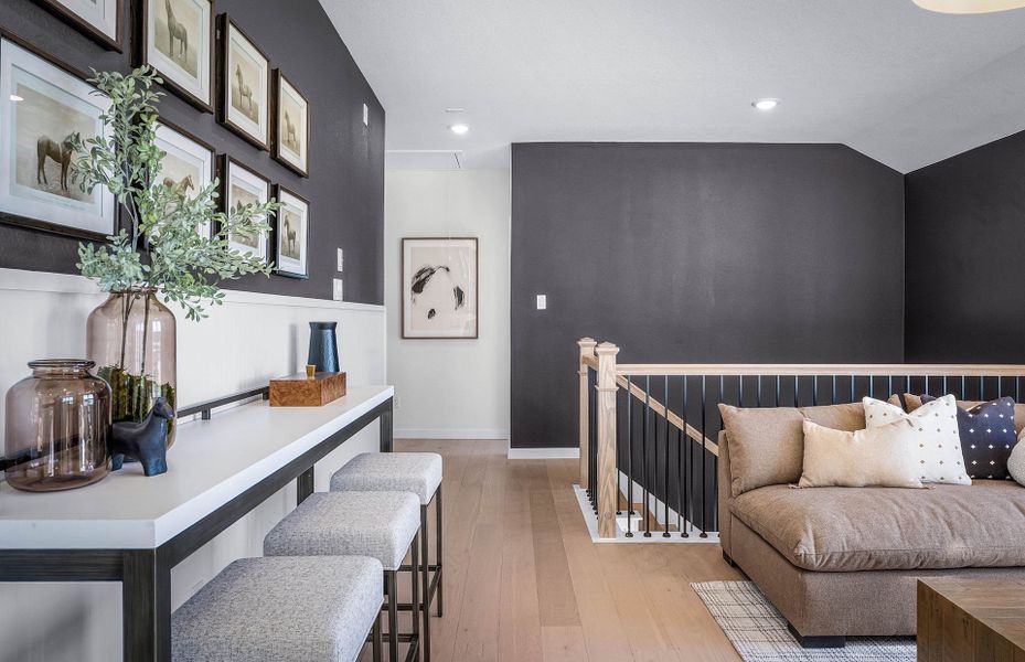 Representative furnished interior of a home built from the Sanford by Pulte Homes in Kuempel Farms, Pflugerville (Image 18).