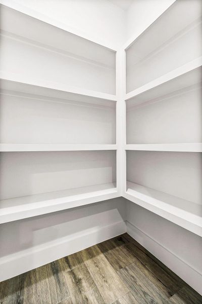 Walk-in pantry. Walk-in pantry.