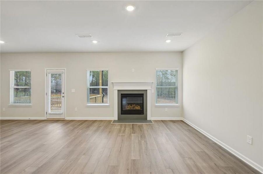 Spacious, unfurnished interior of a new home in Parkside at Grayson, Grayson (Image 26).
