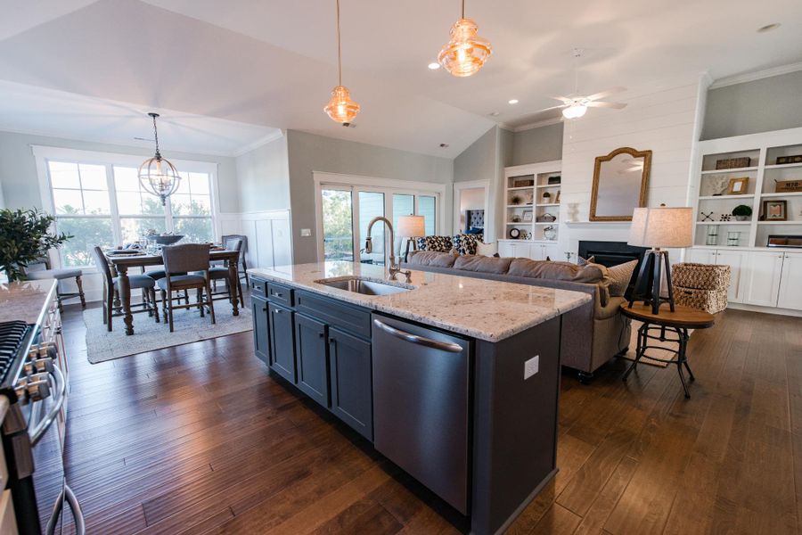 Representative furnished interior of a home built from the Marshall by Bill Clark Homes in Riverside Cove, Wilmington (Image 11).
