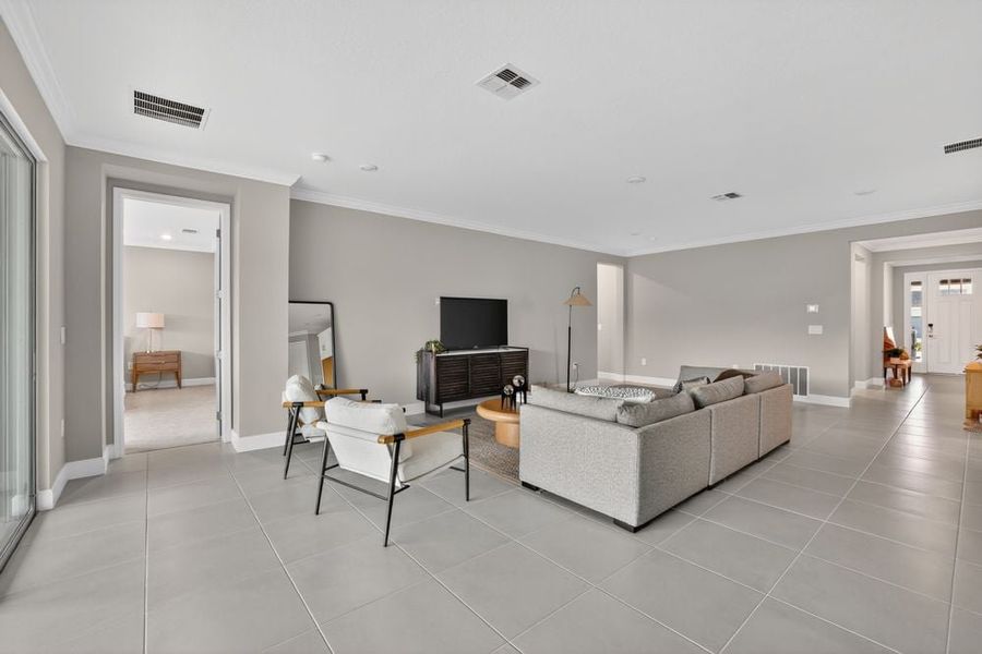 Representative furnished interior of a home built from the Java by Taylor Morrison in Firethorn, Parrish (Image 7).