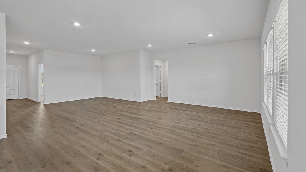 Representative unfurnished interior of a home built from the Frisco by D.R. Horton in Stonehaven, Caddo Mills (Image 12). Representative unfurnished interior of a home built from the Frisco by D.R. Horton in Stonehaven, Caddo Mills (Image 12).