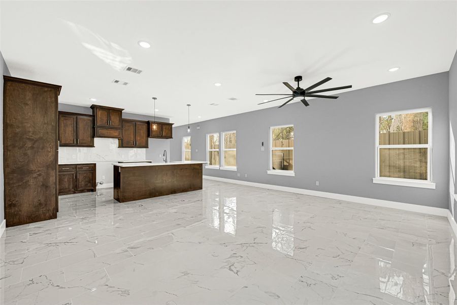 Modern open floor plan