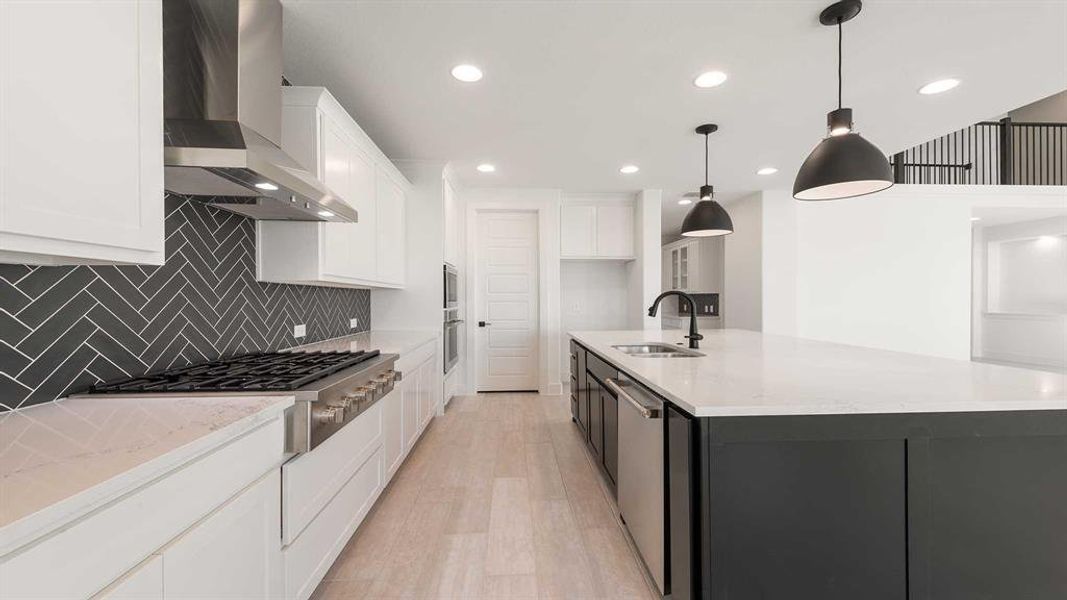 Furnished interior view inside a new home in Ventana 70', Fort Worth (Image 6).