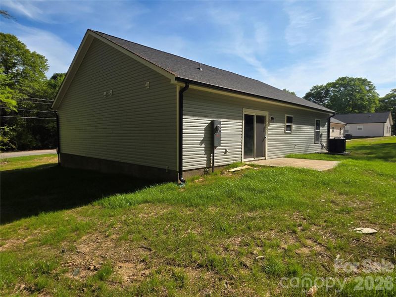 Exterior details and patio area of a home in , Clover (Image 2). Exterior details and patio area of a home in , Clover (Image 2).