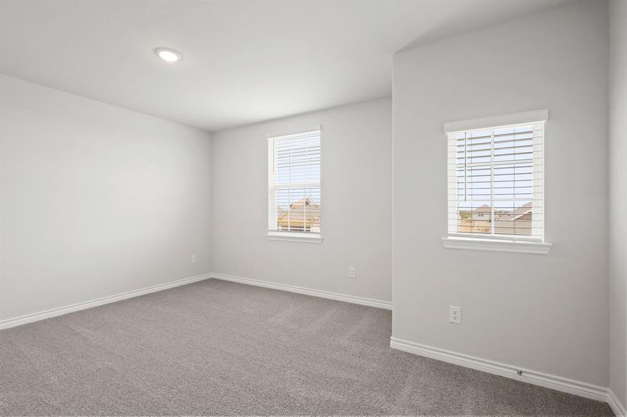 Spacious, unfurnished interior of a new home in Retreat at Fossil Creek, Fort Worth (Image 24). Spacious, unfurnished interior of a new home in Retreat at Fossil Creek, Fort Worth (Image 24).