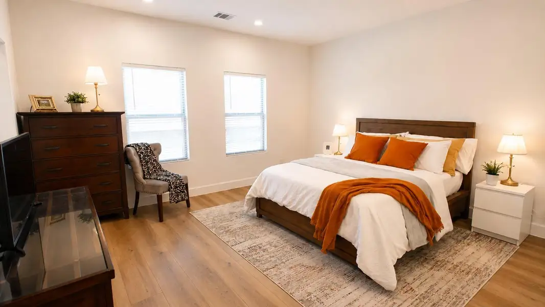 Furnished interior view inside a new home in , Houston (Image 13).