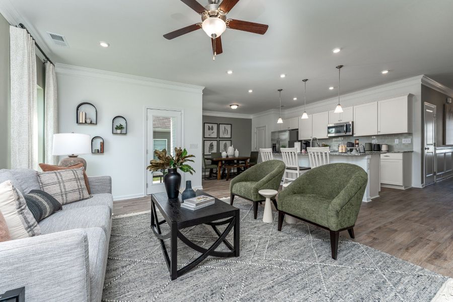 Furnished interior view inside a new home in Cantigny Park, Clarksville (Image 7).