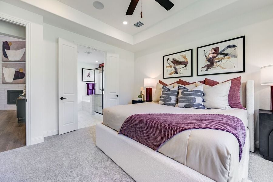 Furnished interior view inside a new home in The Ranch at Uptown Celina 55s, Celina (Image 9). Furnished interior view inside a new home in The Ranch at Uptown Celina 55s, Celina (Image 9).