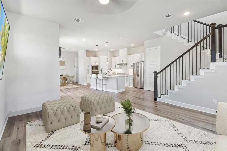 Furnished interior view inside a new home in , Arlington (Image 9).