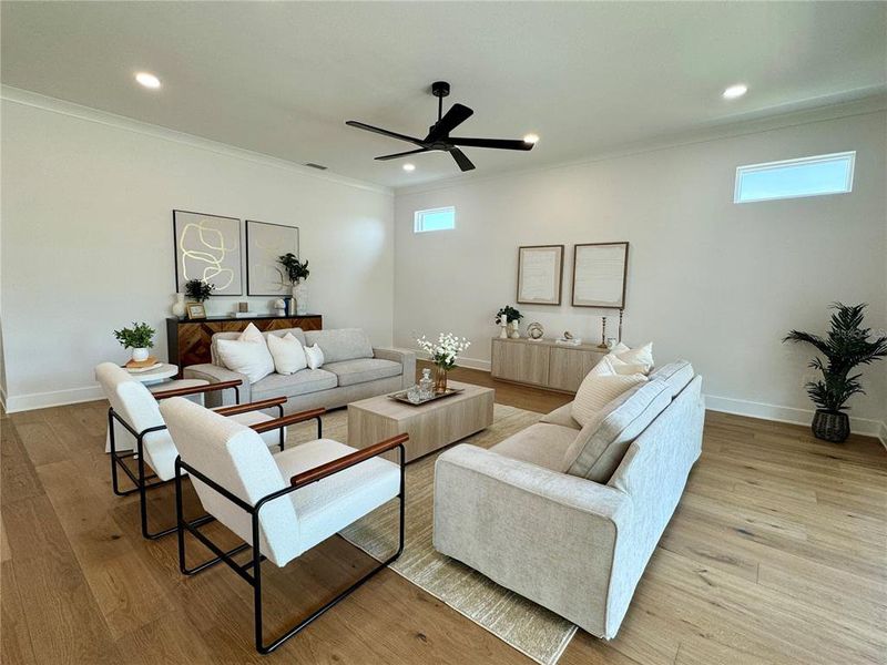 Furnished interior view inside a new home in , Tampa (Image 13).