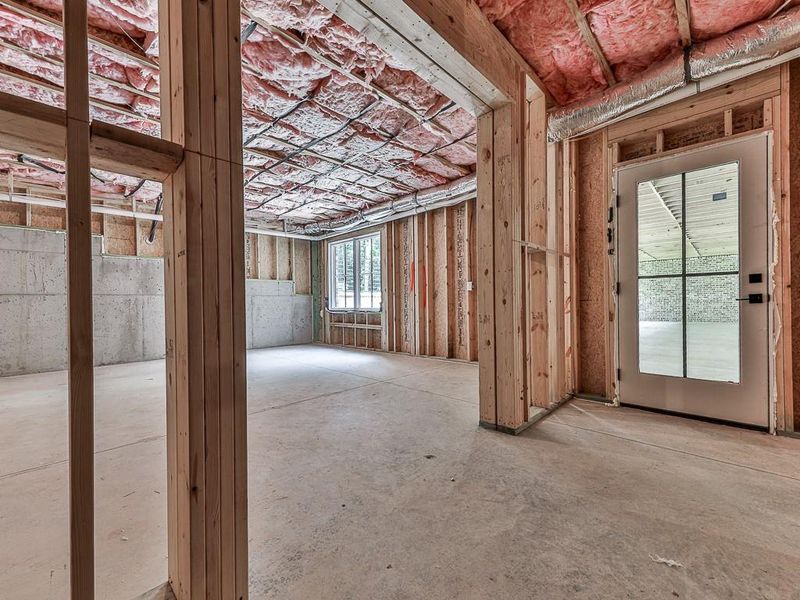 In-progress construction of a new home in , Ball Ground, GA (Image 85).