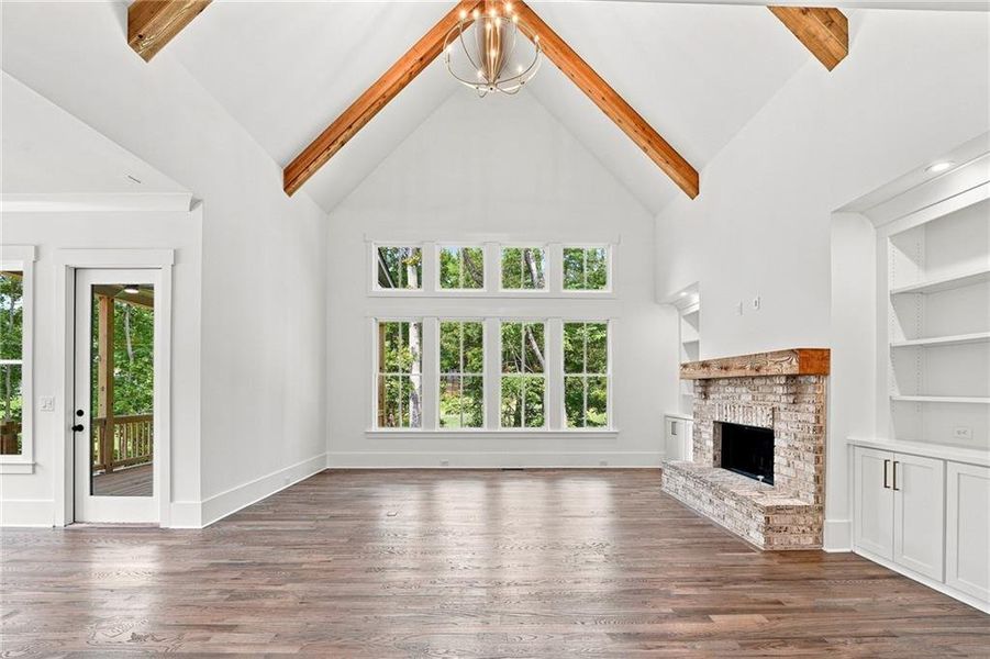 Spacious, unfurnished interior of a new home in Malone's Pond, Ball Ground (Image 56).