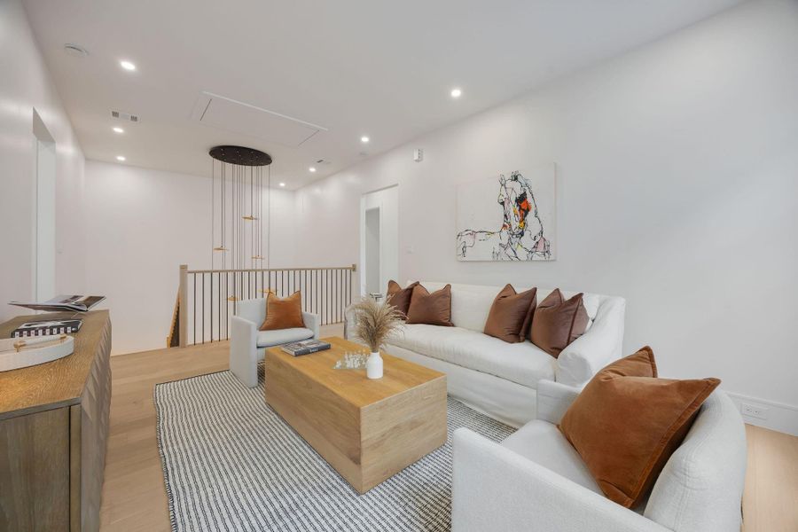 Furnished interior view inside a new home in , Houston (Image 32).