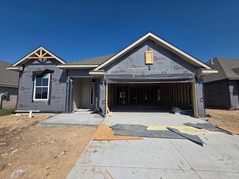 In-progress construction of a new home in , Brenham, TX (Image 13).