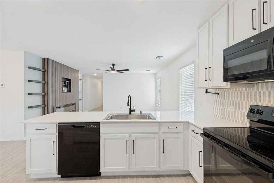 Furnished interior view inside a new home in Tillage Farms, Princeton (Image 14).