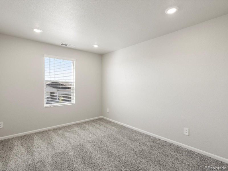 Spacious, unfurnished interior of a new home in Buffalo Highlands: The Flora Collection, Commerce City (Image 16). Spacious, unfurnished interior of a new home in Buffalo Highlands: The Flora Collection, Commerce City (Image 16).
