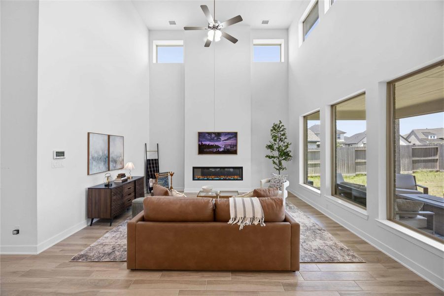 Thoughtfully designed open-concept living balances elegance with everyday functionality.