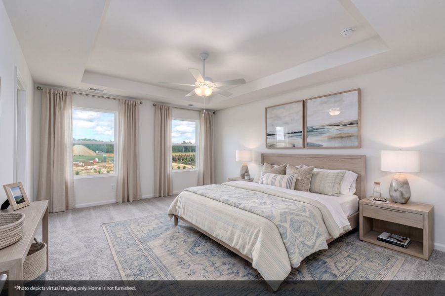 Furnished interior view inside a new home in Garden Grove, Conway (Image 9).