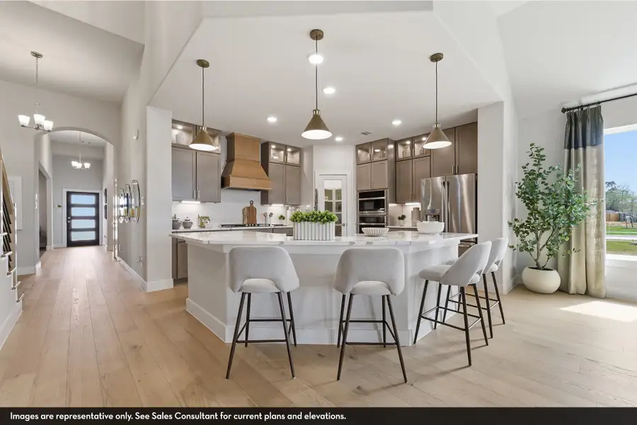 Furnished interior view inside a new home in Grand Magnolia, Waller (Image 27).