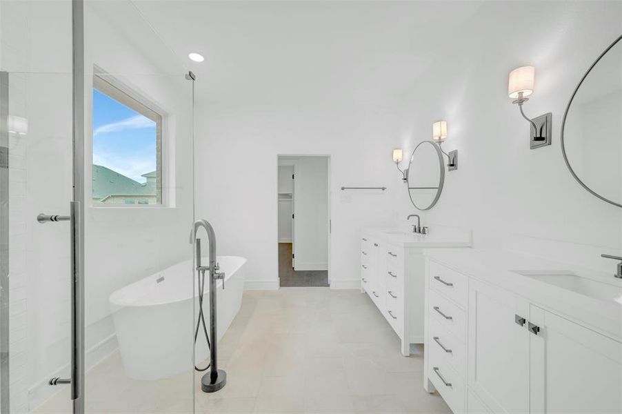 Furnished interior view inside a new home in Timberbrook, Justin (Image 7).