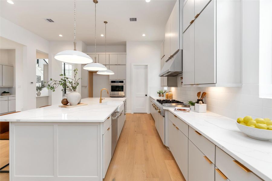 Furnished interior view inside a new home in , Houston (Image 10).