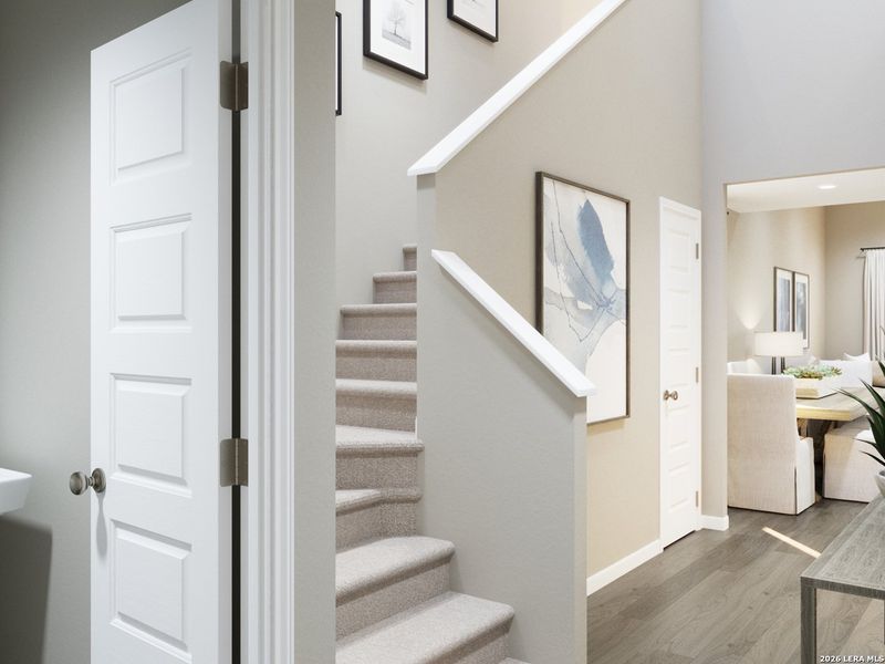 Furnished interior view inside a new home in Dauer Ranch, New Braunfels (Image 16).