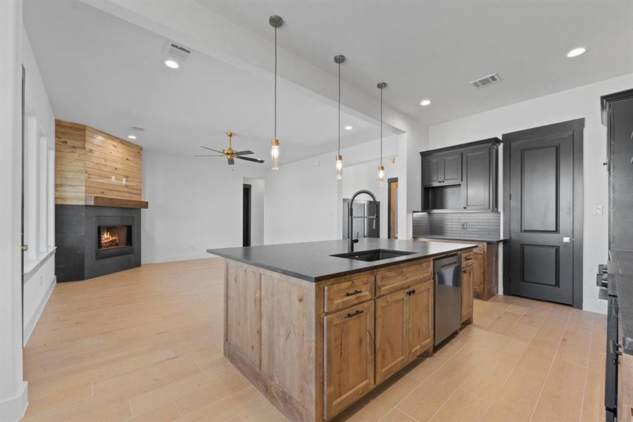 Furnished interior view inside a new home in , Azle (Image 15).