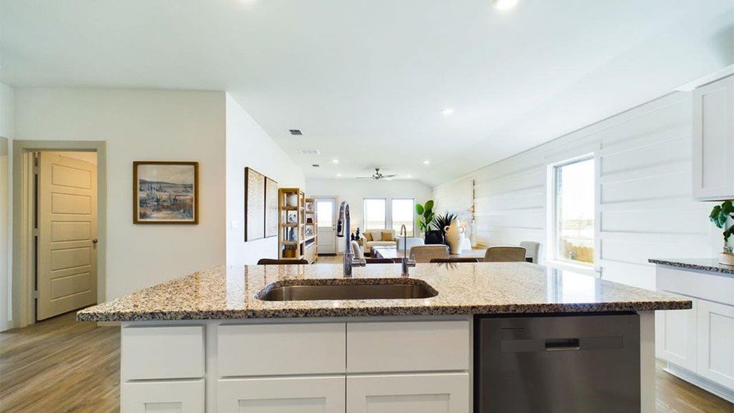 Representative furnished interior of a home built from the The Gaven by D.R. Horton in Overlook West, Wolfforth (Image 9). Representative furnished interior of a home built from the The Gaven by D.R. Horton in Overlook West, Wolfforth (Image 9).