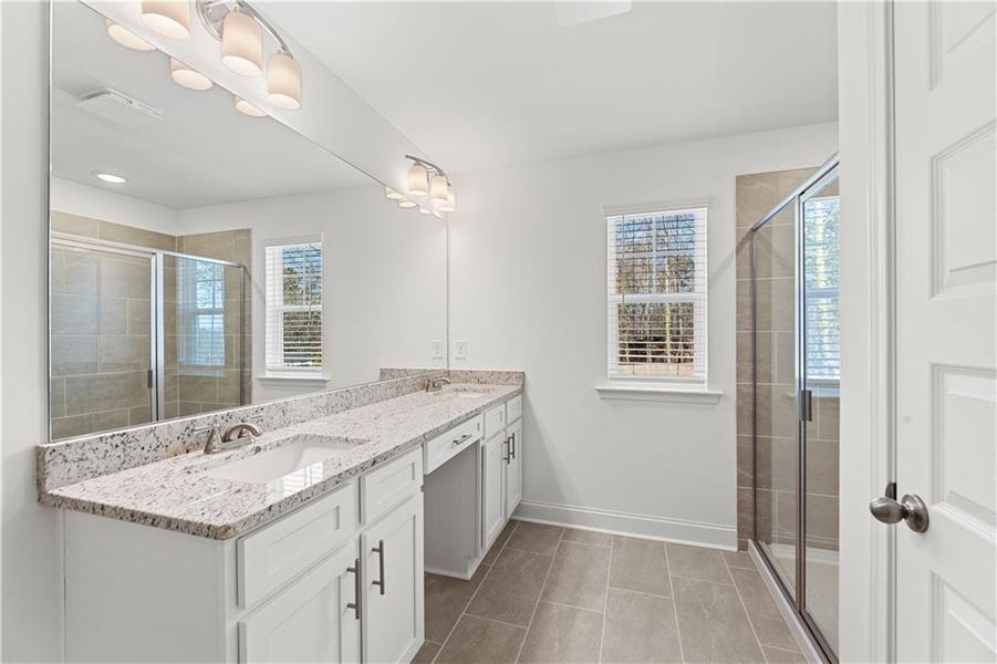 Furnished interior view inside a new home in Mulberry Summit, Flowery Branch (Image 10). Furnished interior view inside a new home in Mulberry Summit, Flowery Branch (Image 10).