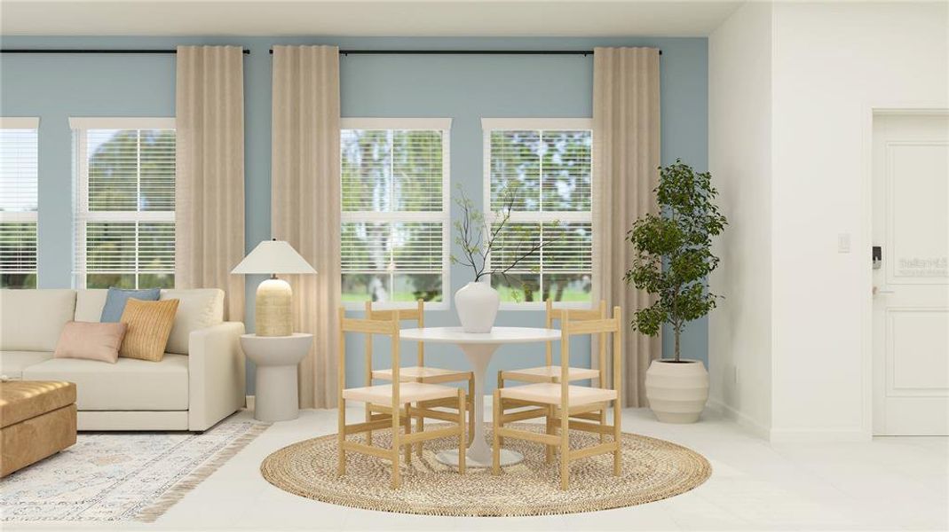 Furnished interior view inside a new home in , Kissimmee (Image 14). Furnished interior view inside a new home in , Kissimmee (Image 14).