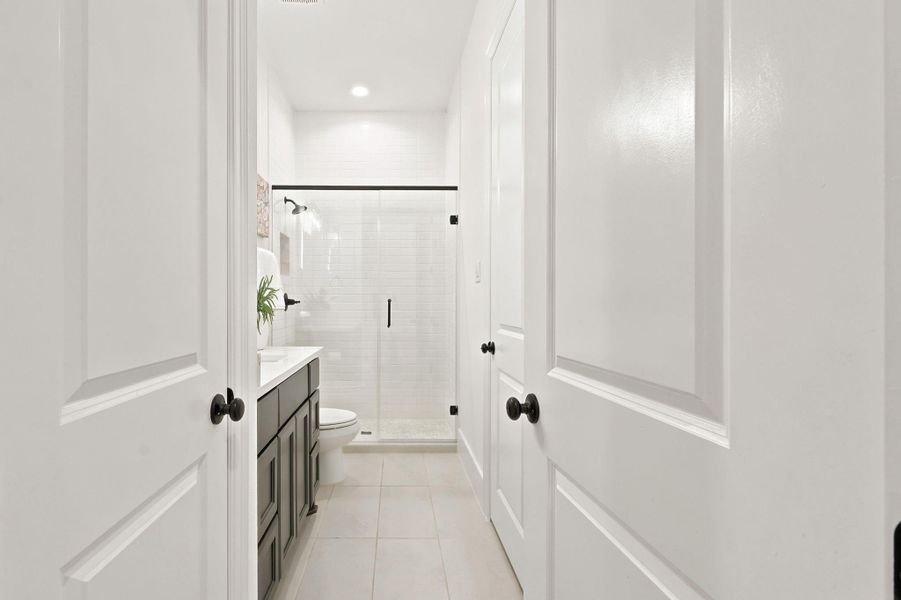 Furnished interior view inside a new home in , New Waverly (Image 11).
