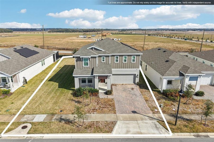 Front exterior of a new home in , Apopka, FL, highlighting curb appeal (Image 27).