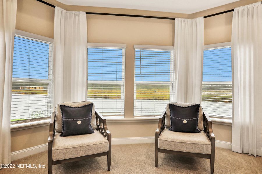 Furnished interior view inside a new home in Silver Landing at SilverLeaf, St. Augustine (Image 40).