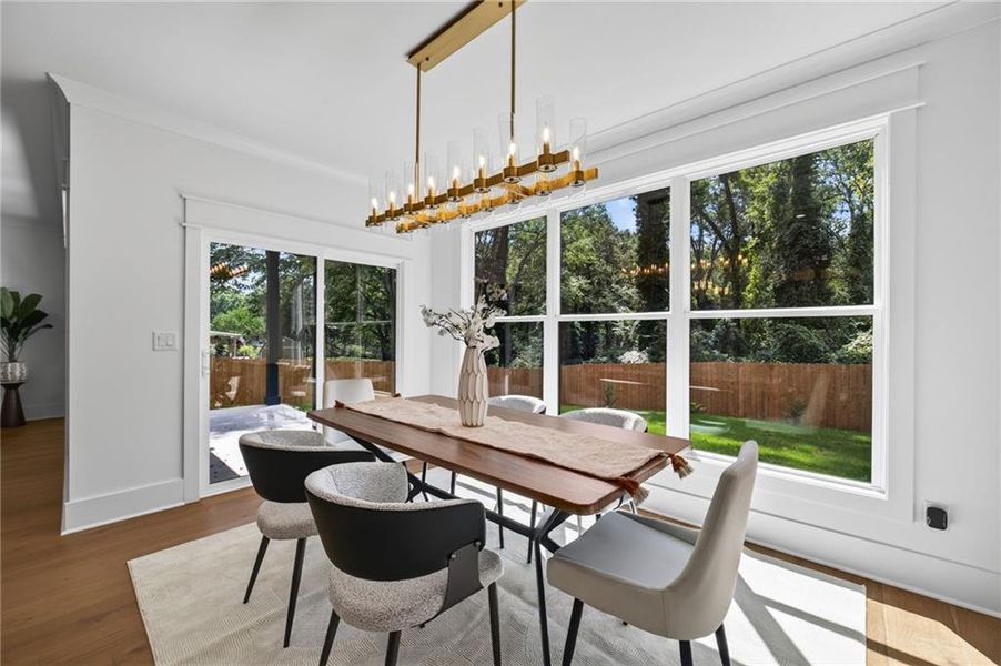 Furnished interior view inside a new home in , Hoschton (Image 13).