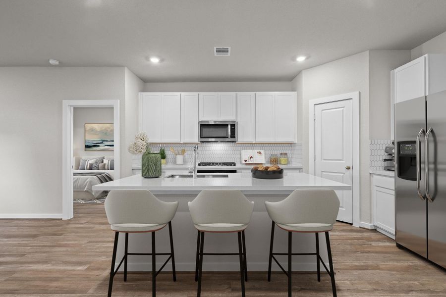 Furnished interior view inside a new home in Westridge Cove, Conroe (Image 9). Furnished interior view inside a new home in Westridge Cove, Conroe (Image 9).