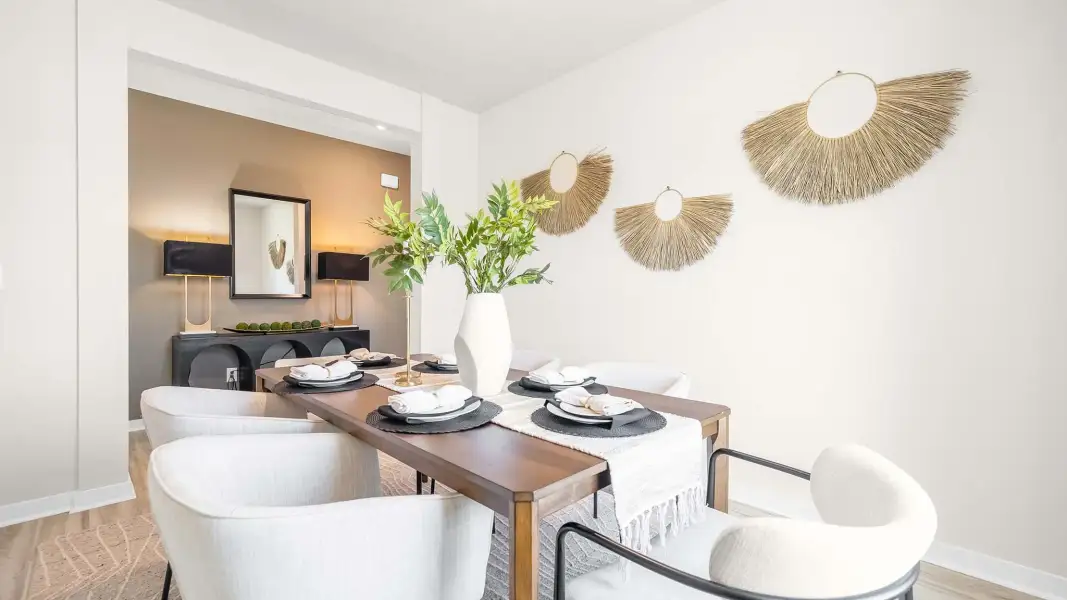 Furnished interior view inside a new home in Reedy Creek Preserve, Charlotte (Image 6).