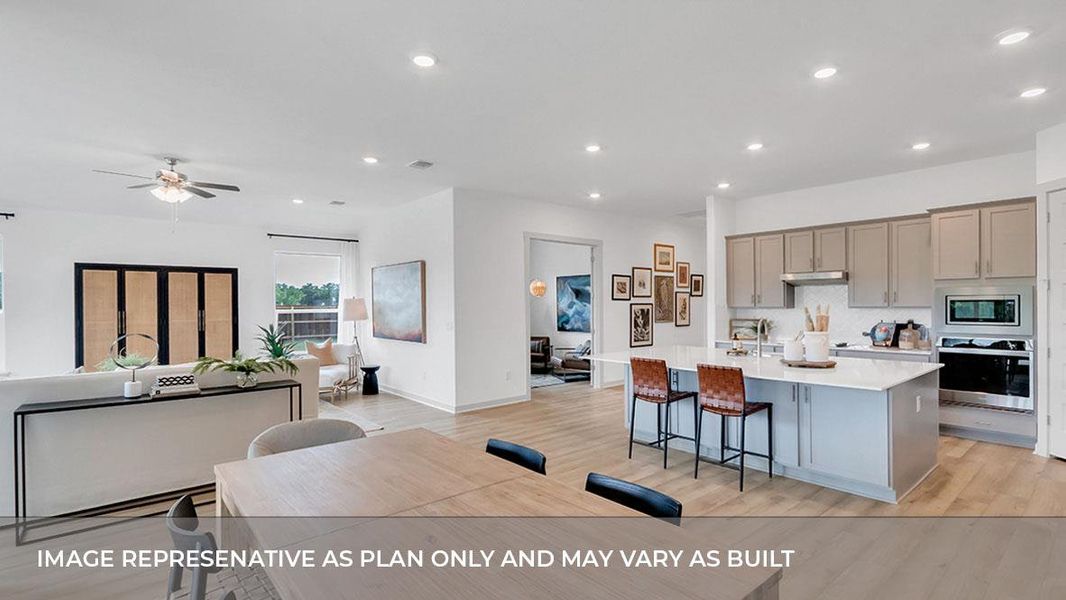 Furnished interior view inside a new home in Rosenbusch Ranch, Leander (Image 29). Furnished interior view inside a new home in Rosenbusch Ranch, Leander (Image 29).