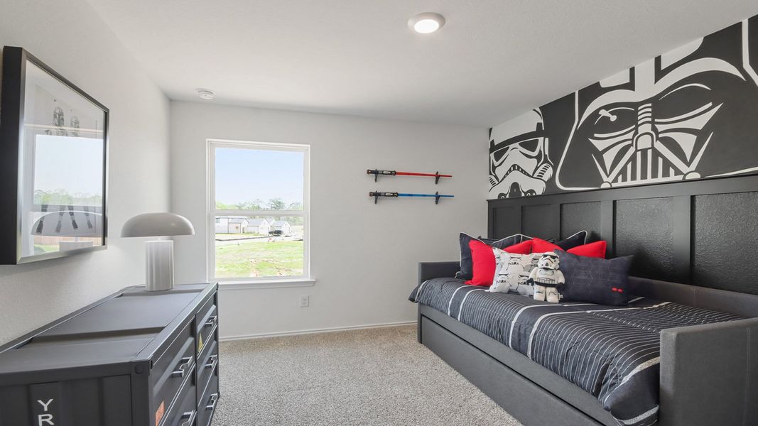 Furnished interior view inside a new home in Venetian Pines, Conroe (Image 23).