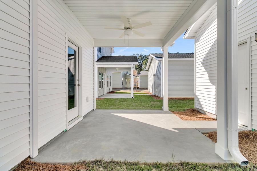 Exterior details and patio area of a home in , Summerville (Image 4).