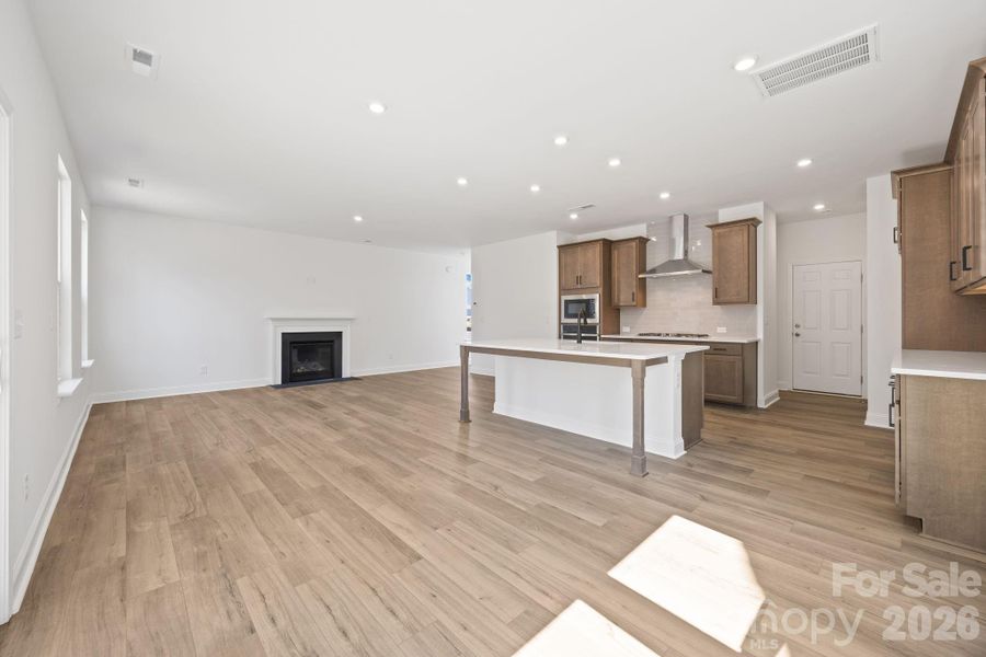Furnished interior view inside a new home in Farms at Bellingham, Mooresville (Image 11).